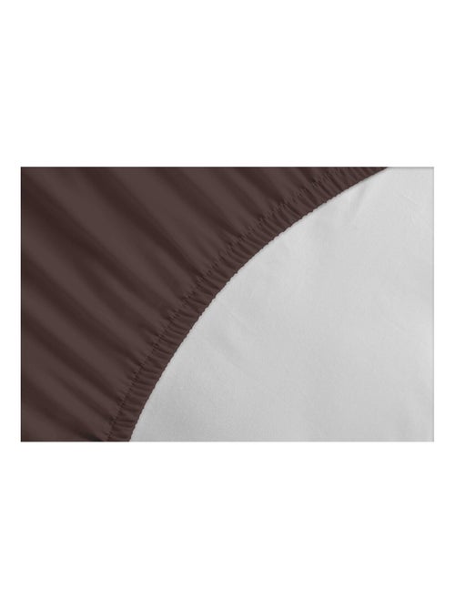 Drap housse uni coton 57 fils bonnet 30cm - Kiabi