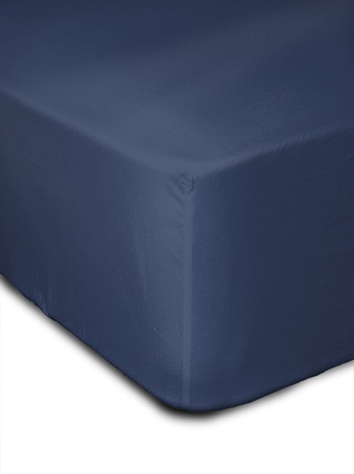 Drap housse uni coton 57 fils bonnet 35cm - Kiabi