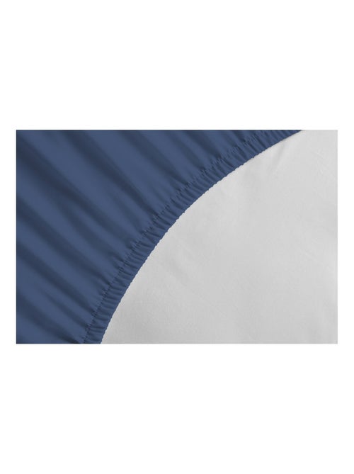 Drap housse uni coton 57 fils bonnet 35cm - Kiabi