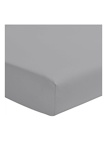 Drap housse uni coton 57 fils bonnet 35cm