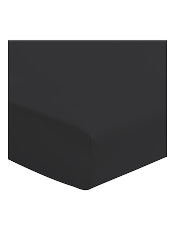 Drap housse uni coton 57 fils bonnet 35cm