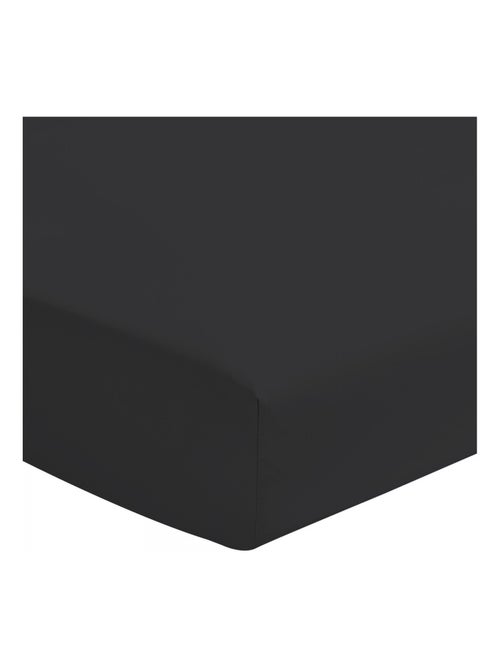 Drap housse uni coton 57 fils bonnet 35cm - Kiabi Drap housse uni coton 57 fils bonnet 35cm - Kiabi