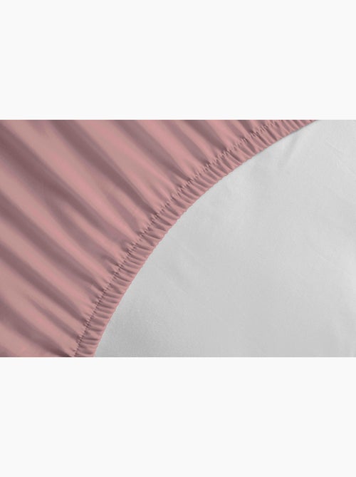 Drap housse uni coton 57 fils bonnet 35cm - Kiabi Drap housse uni coton 57 fils bonnet 35cm - Kiabi