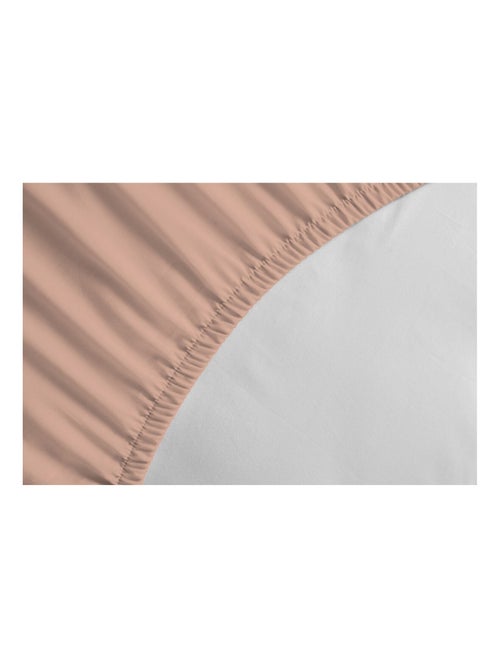 Drap housse uni coton 57 fils bonnet 35cm - Kiabi Drap housse uni coton 57 fils bonnet 35cm - Kiabi