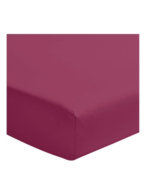Drap housse uni coton 57 fils bonnet 35cm - Kiabi Drap housse uni coton 57 fils bonnet 35cm - Kiabi