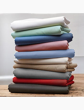 Drap housse uni coton ALTO Bonnet de 23 cm