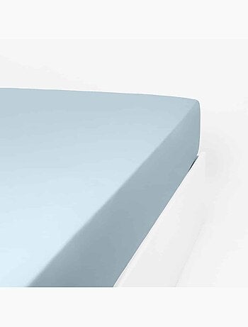 Drap housse uni coton percale 200 fils DESIREE