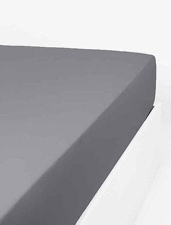 Drap housse uni coton percale 200 fils DESIREE