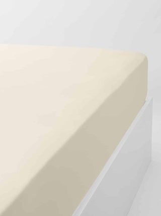Drap housse uni coton percale 200 fils DESIREE