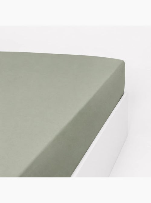 Drap housse uni coton percale 200 fils DESIREE - Kiabi