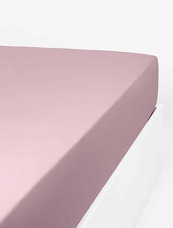 Drap housse uni coton percale 200 fils DESIREE