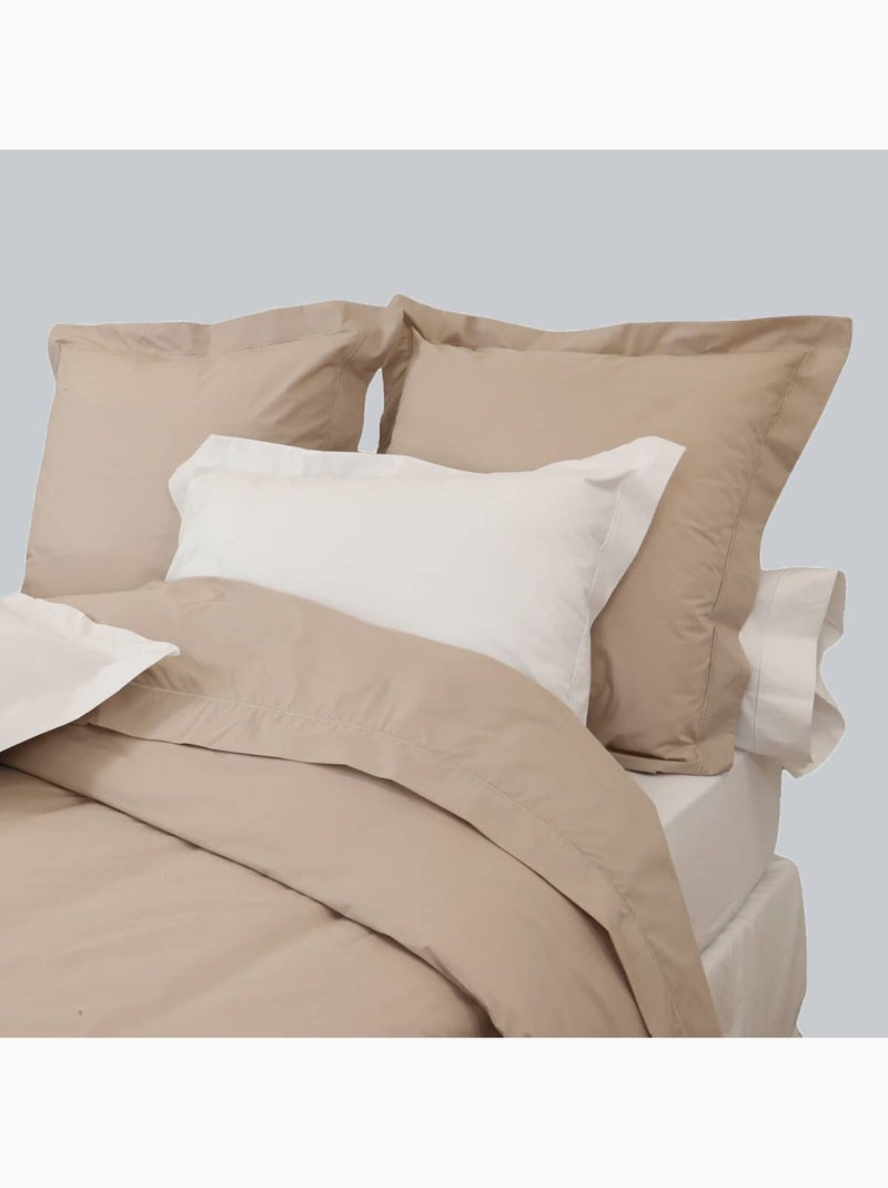 Drap housse uni coton percale 200 fils DESIREE Violet - Kiabi