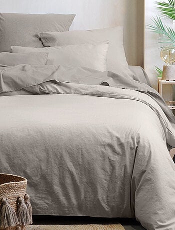 Drap housse uni en coton bio