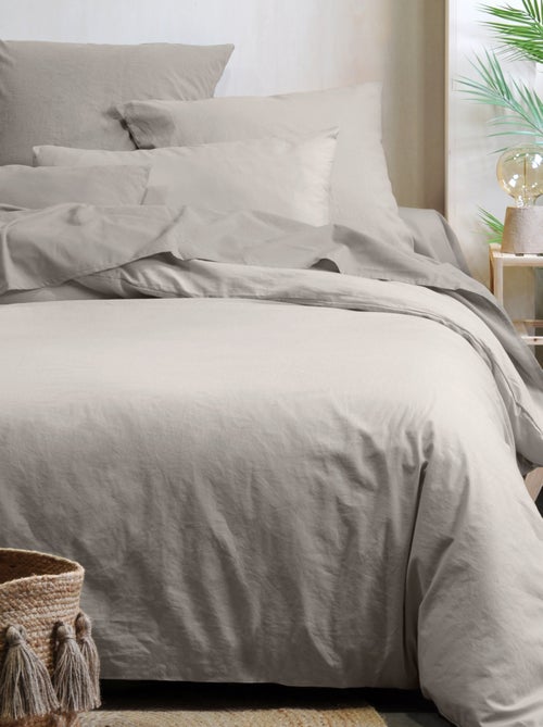Drap housse uni en coton bio - Kiabi Drap housse uni en coton bio - Kiabi
