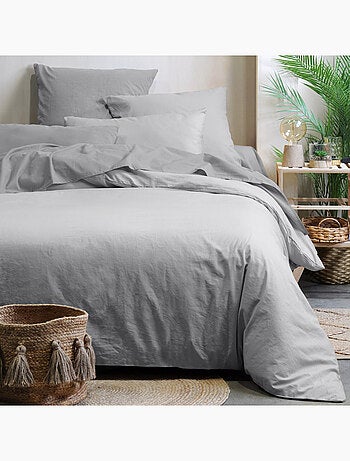 Drap housse uni en coton bio