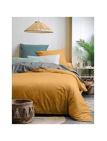 Drap housse uni en coton bio