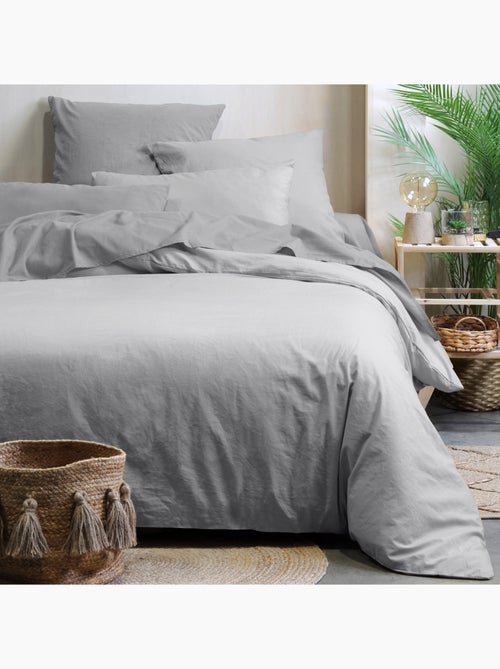 Drap housse uni en coton bio - Kiabi Drap housse uni en coton bio - Kiabi