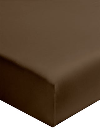 Drap housse uni en coton, bonnet 32 cm, Made in France, LES UNIS