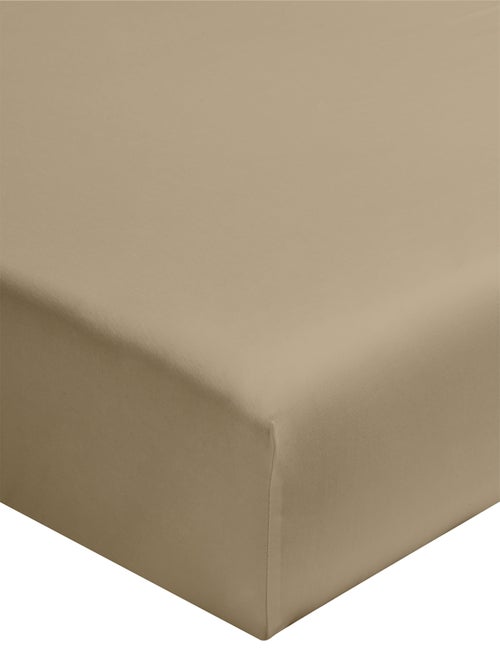 Drap housse uni en coton, bonnet de 24cm, Made in France, LES UNIS - Kiabi