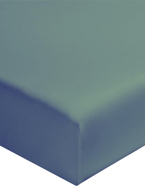 Drap housse uni en coton, bonnet de 24cm, Made in France, LES UNIS - Kiabi