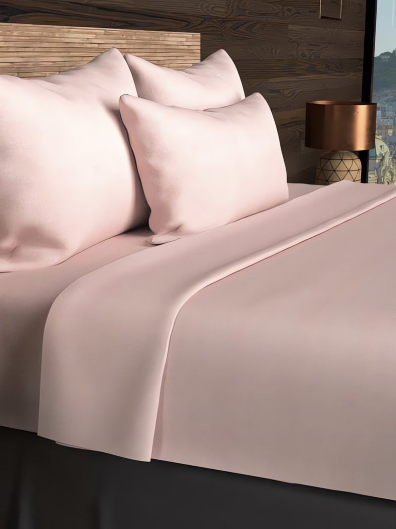 Drap housse uni en coton JERSEY, par Soleil d'ocre Rose - Kiabi