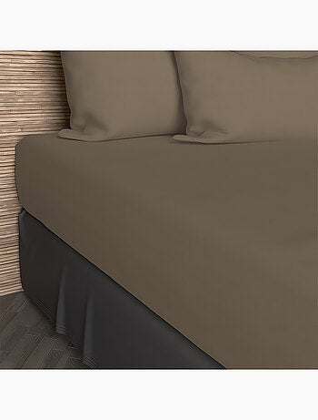 Drap housse uni en coton JERSEY, par Soleil d'ocre