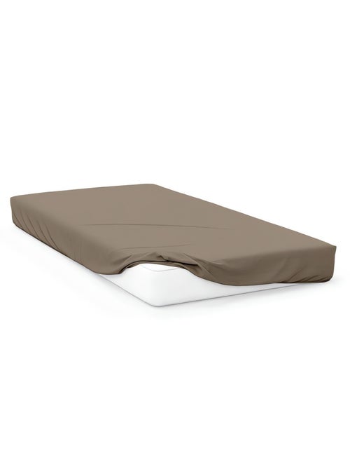 Drap housse uni en coton JERSEY, par Soleil d'ocre - Kiabi