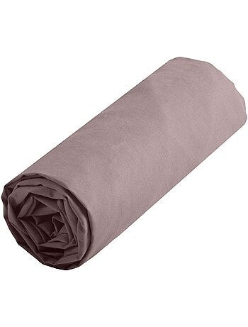 Drap housse uni en coton