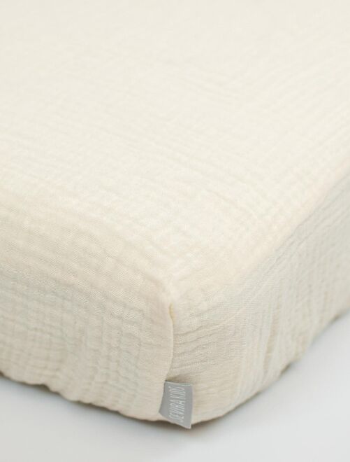 Drap housse en viscose Collection Salome - Beige - Kiabi - 38.45€