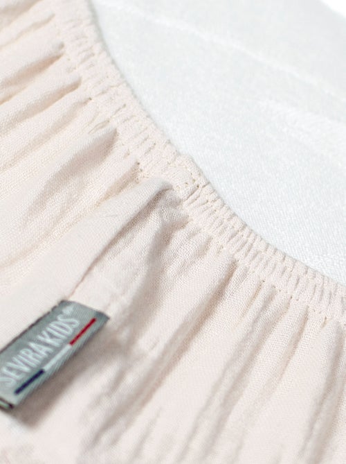 Drap housse uni en gaze de coton SEVIRA KIDS - Kiabi
