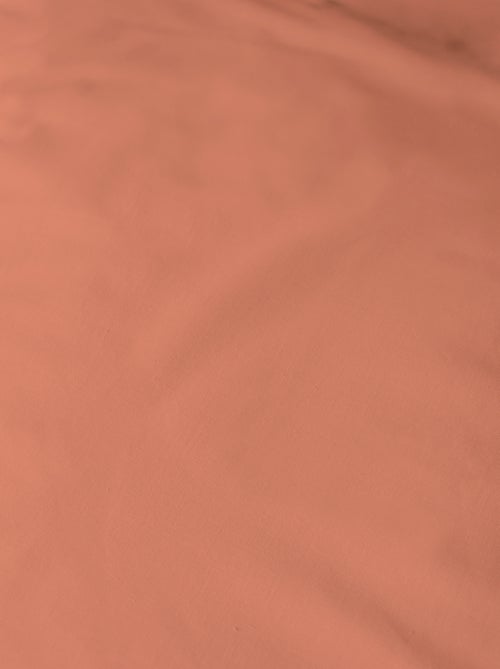 Drap-housse uni en percale, COTON BIO - Kiabi