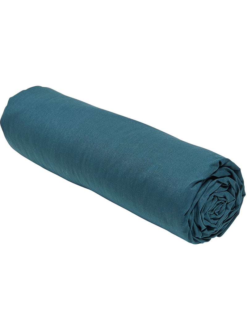 Drap housse uni ESSENTIAL Bleu - Kiabi