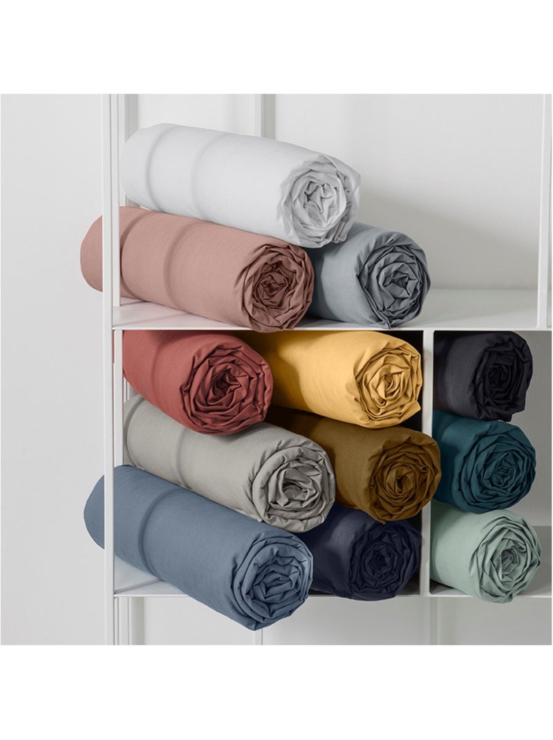 Drap housse uni ESSENTIAL gris anthracite - Kiabi