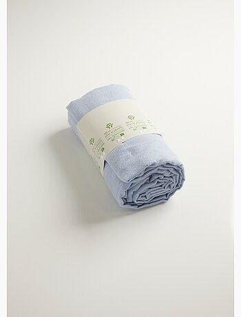 Drap-housse uni flanelle coton 165 g emboîtant