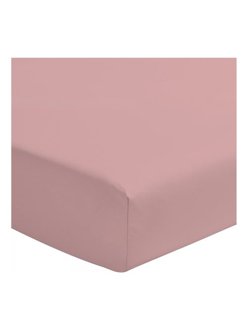 Drap housse uni percale de coton bonnet 30cm - Kiabi