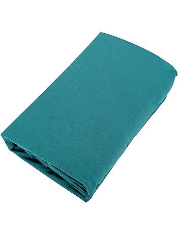 Drap housse uni percale de coton MANOIR Bonnet de 35 cm