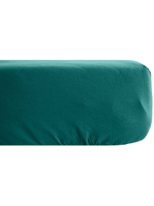 Drap housse uni percale de coton MANOIR Bonnet de 35 cm - Kiabi Drap housse uni percale de coton MANOIR Bonnet de 35 cm - Kiabi