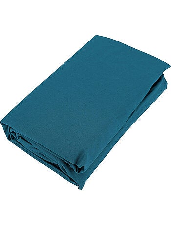 Drap housse uni percale de coton MANOIR Bonnet de 35 cm