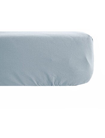 Drap housse uni percale de coton MANOIR Bonnet de 35 cm