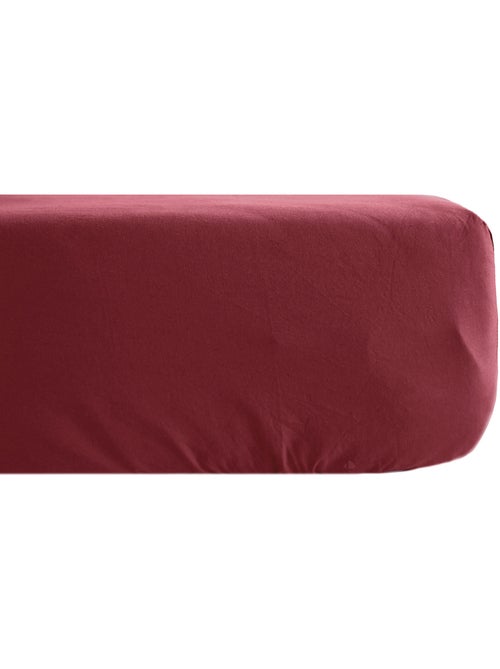 Drap housse uni percale de coton MANOIR Bonnet de 35 cm - Kiabi Drap housse uni percale de coton MANOIR Bonnet de 35 cm - Kiabi