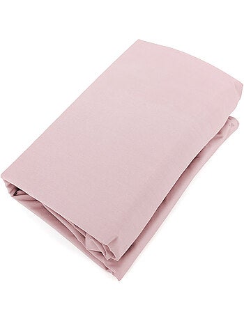 Drap housse uni percale de coton MANOIR Bonnet de 40 cm