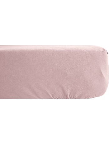 Drap housse uni percale de coton MANOIR Bonnet de 40 cm