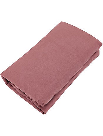 Drap housse uni percale de coton MANOIR Bonnet de 40 cm