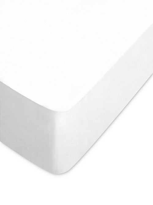 Drap housse uni percale PRIMO Bonnet de 40 cm - Kiabi