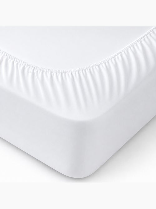 Drap housse uni percale PRIMO Bonnet de 50 cm - Kiabi
