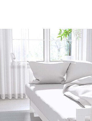 Drap housse uni ZZZ en polycoton