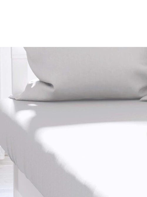 Drap housse uni ZZZ en polycoton - Kiabi