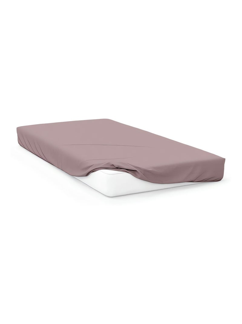 Drap housse uni ZZZ en polycoton Rose - Kiabi