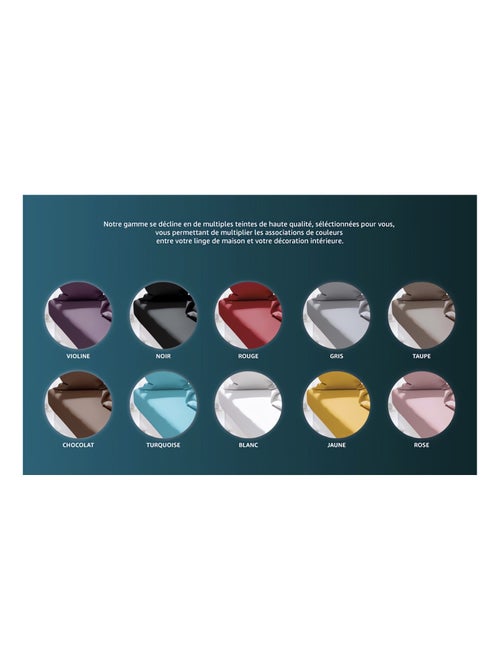 Drap housse uni ZZZ en polycoton - Kiabi