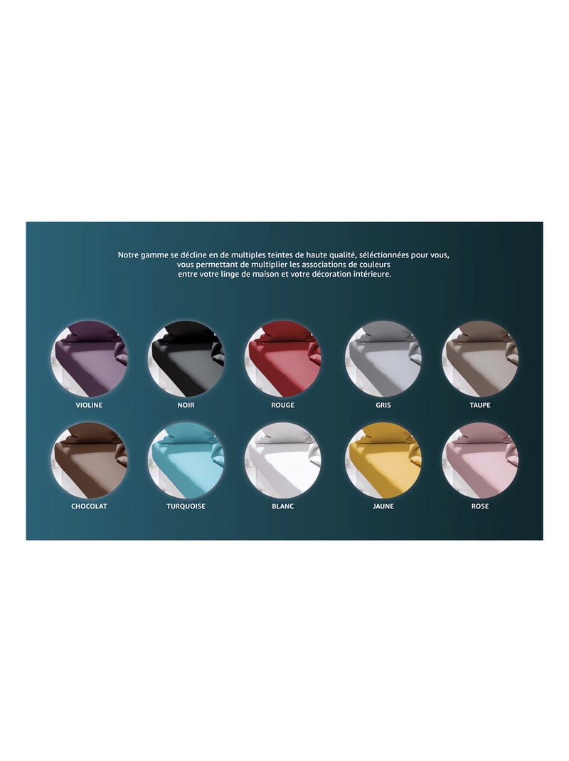 Drap housse uni ZZZ en polycoton Rose - Kiabi